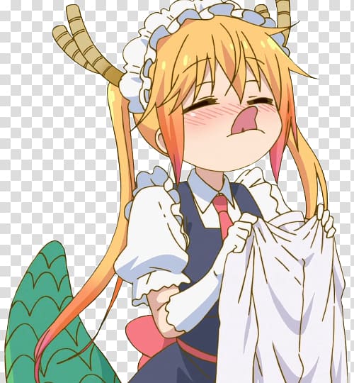 Miss Kobayashi's Dragon Maid Mangaka Anime, Anime transparent background PNG clipart