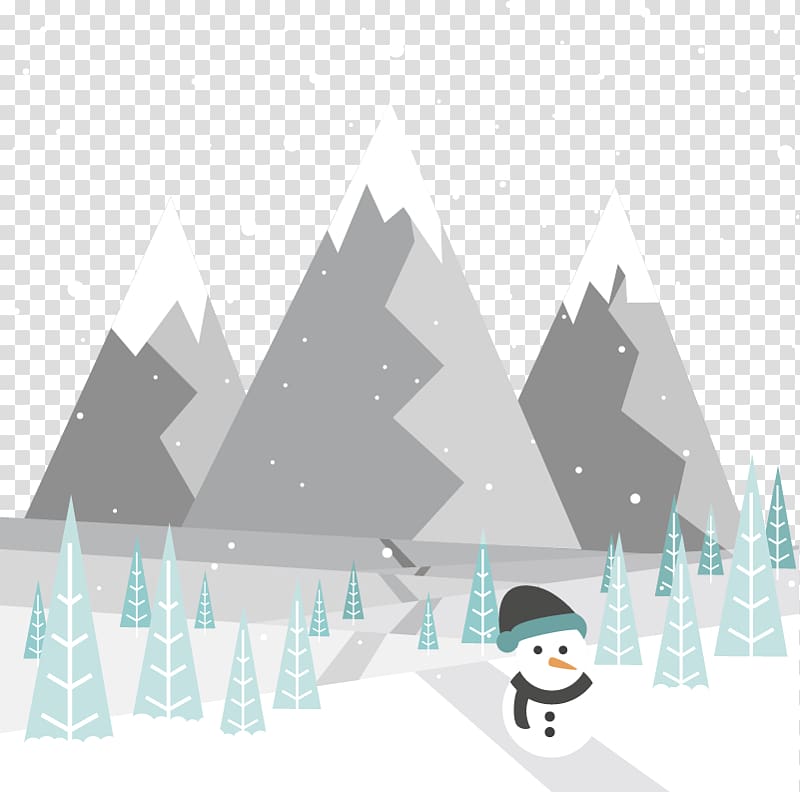 Snow Animation Nxe9vxe9 Euclidean , Snowy mountain transparent background PNG clipart