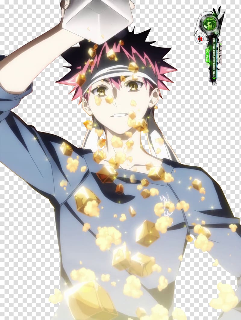 Sōma Yukihira Food Wars!: Shokugeki no Soma Rendering, Shokugeki no soma  transparent background PNG clipart