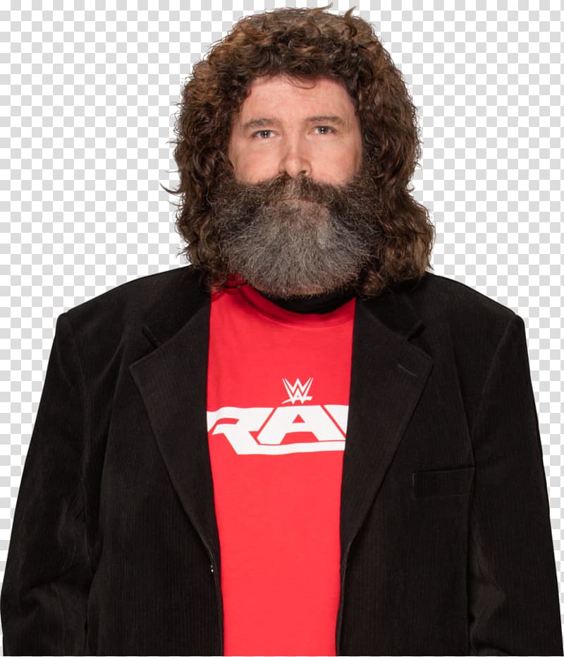 Mick Foley WWE Raw Survivor Series WWE Hall of Fame, Beard transparent background PNG clipart