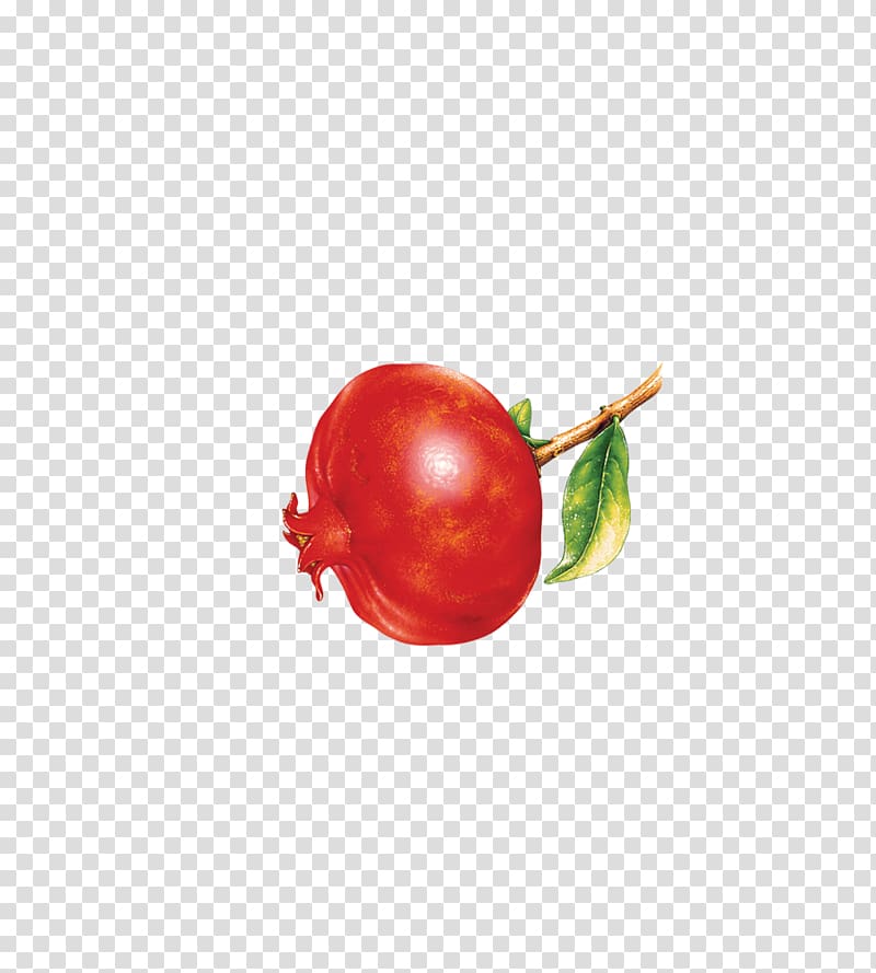 Tomato Cherry Red Fruit, pomegranate transparent background PNG clipart