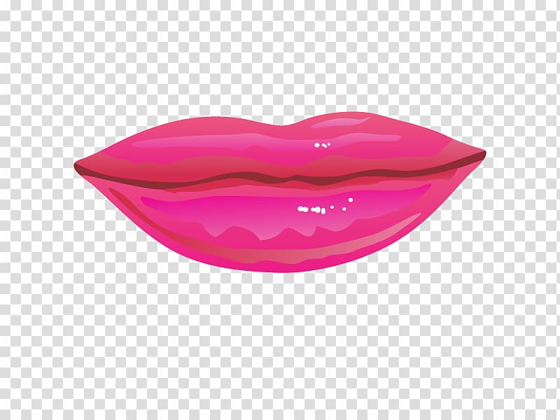 pink lips illustration, Lip Font, lips transparent background PNG clipart