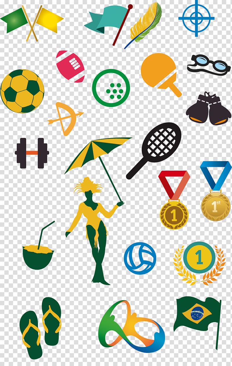 2016 Summer Olympics Olympic Equestrian Centre 2012 Summer Olympics Olympiad Euclidean , Brazil Rio Olympics decorative elements transparent background PNG clipart