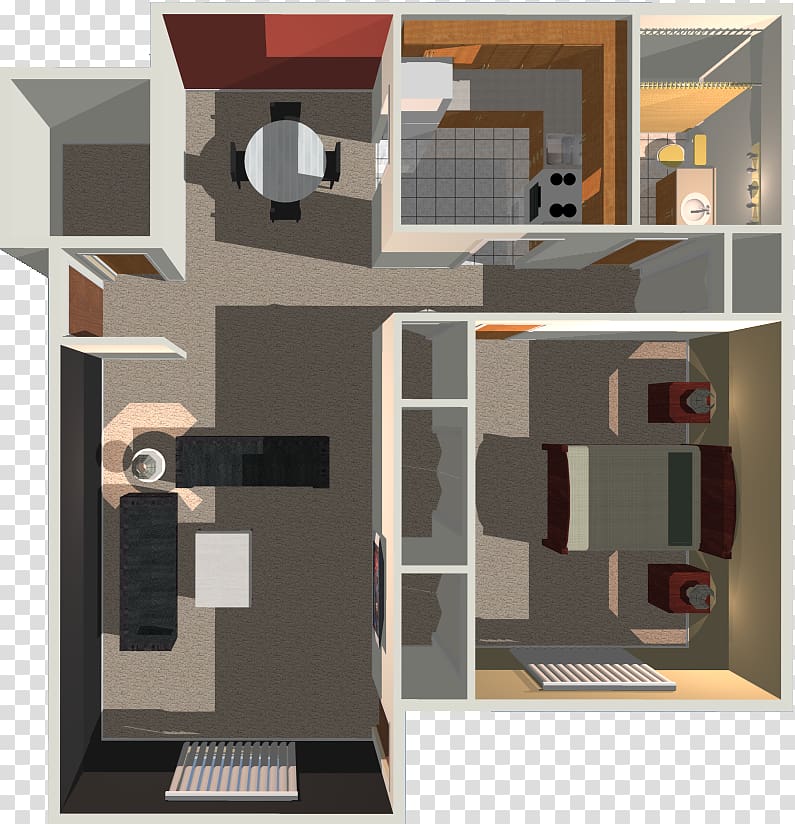 3D floor plan House Architecture Interior Design Services, house transparent background PNG clipart