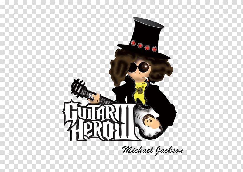 Cartoon Guitar, Michael Jackson transparent background PNG clipart