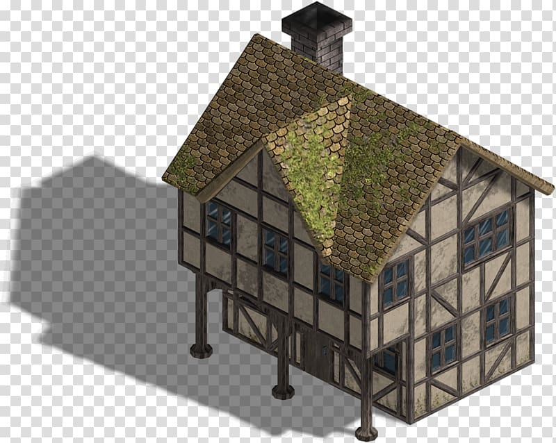 Minecraft Building Sprite House Video game, medieval transparent background PNG clipart