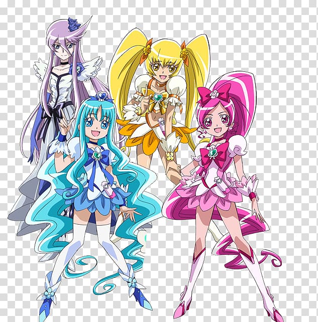Anime Pretty Cure All Stars Fairy Toei Television Production, Anime transparent background PNG clipart