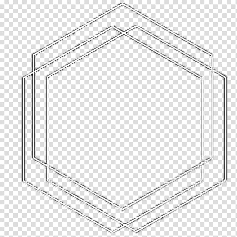 Hexagon Angle Square Hex map, hexagon frame transparent background PNG clipart
