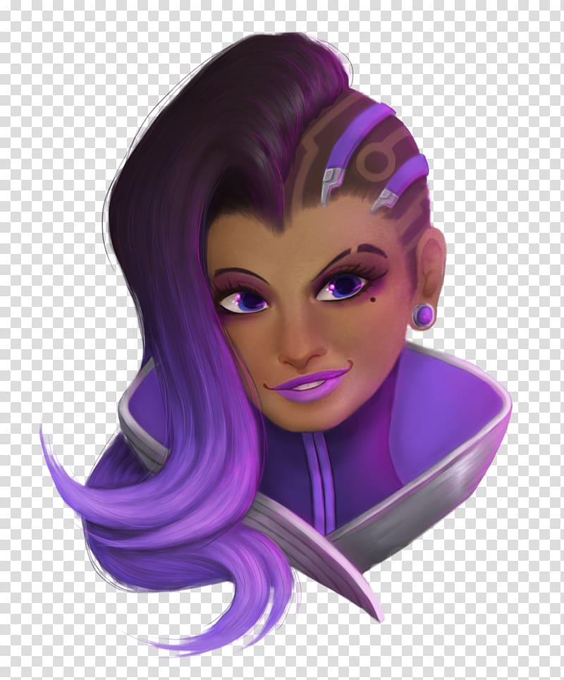 Overwatch Sombra Doomfist Fan art Character, Overwatch Sombra transparent background PNG clipart