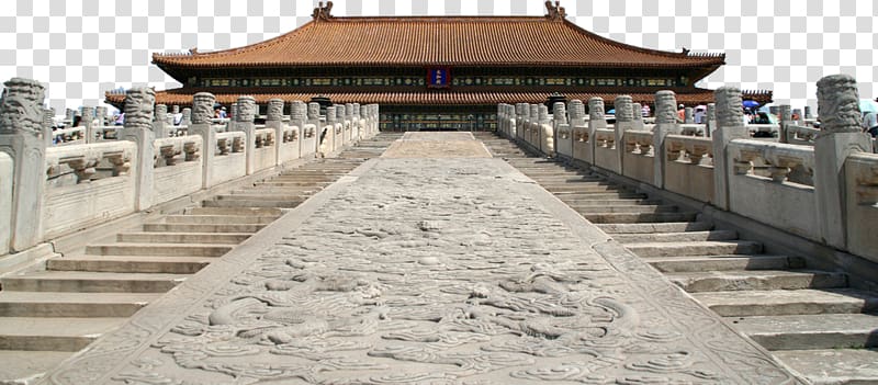 Forbidden City Summer Palace Hall of Supreme Harmony Hall of Preserving Harmony Hall of Central Harmony, Leading to the Palace of the ladder transparent background PNG clipart