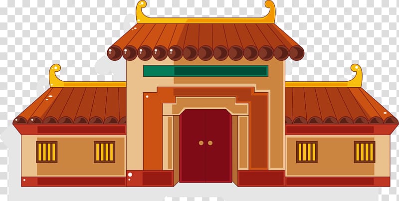 China Chinese architecture Illustration, Prince Palace transparent background PNG clipart