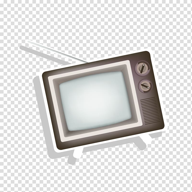 Television set Vintage TV, Vintage TV material transparent background PNG clipart