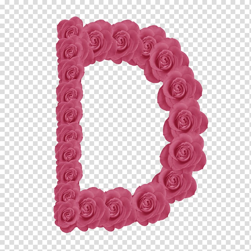 Letter Alphabet Rose V, d transparent background PNG clipart