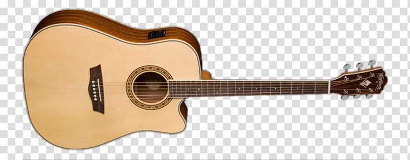 Washburn Guitars Acoustic-electric guitar Acoustic guitar Dreadnought, Acoustic Guitar transparent background PNG clipart