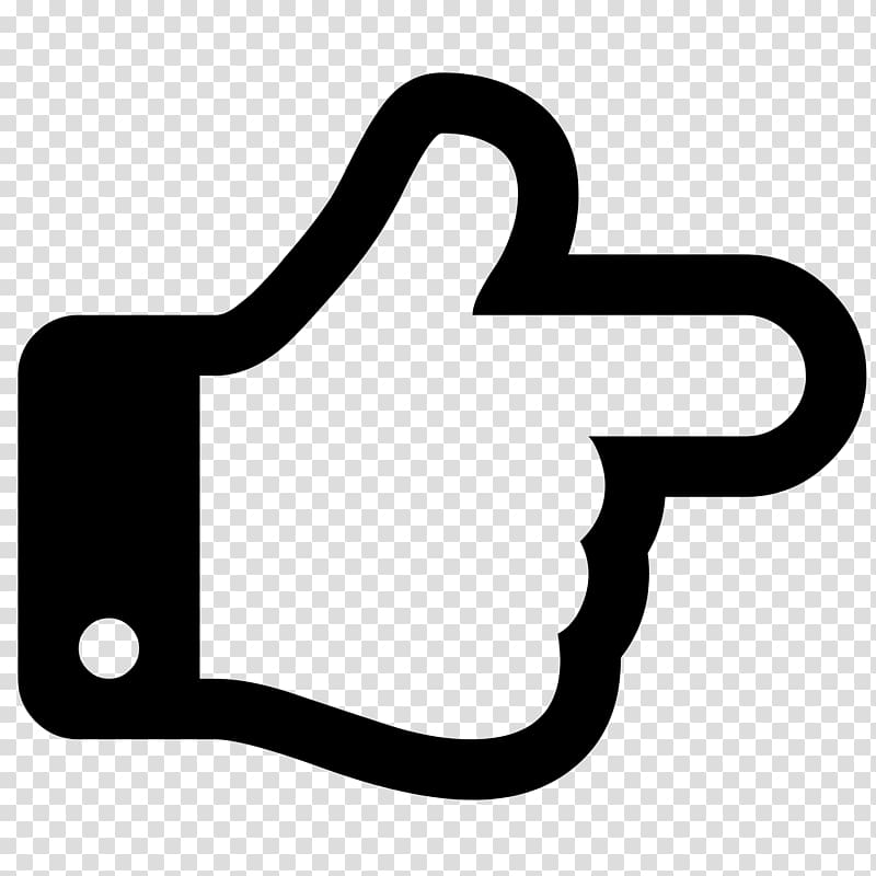 Computer Icons Hand Font Awesome Thumb signal , direction transparent background PNG clipart