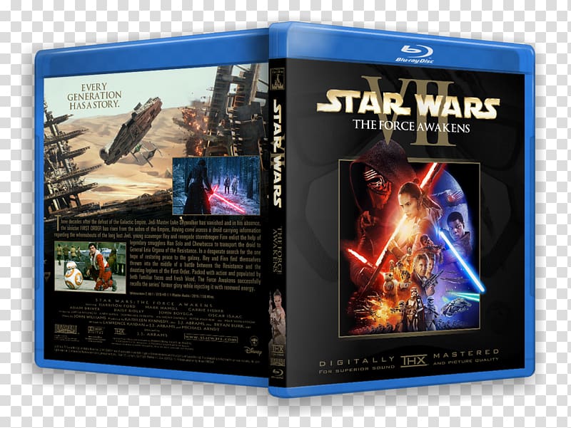 Star Wars Blu-ray disc DVD The Force Harmy's Despecialized Edition, star wars Ray transparent background PNG clipart