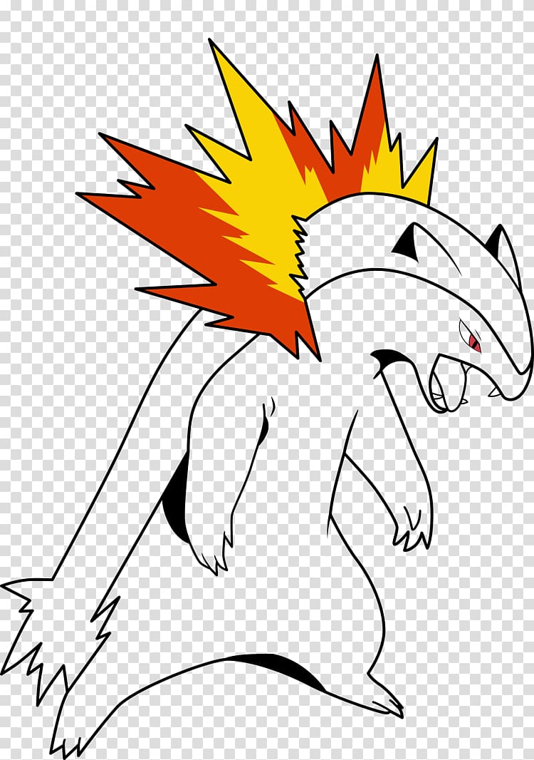 Typhlosion Art Pokémon , pokemon transparent background PNG clipart