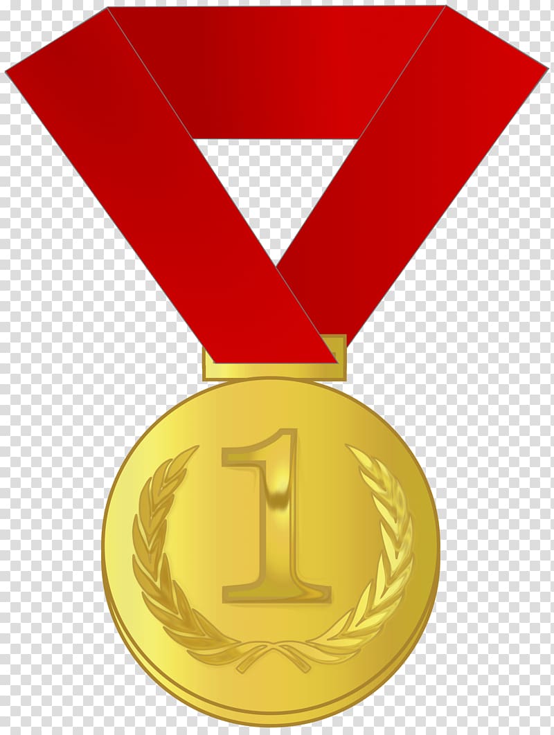 Gold medal Award Silver medal , crafts transparent background PNG clipart