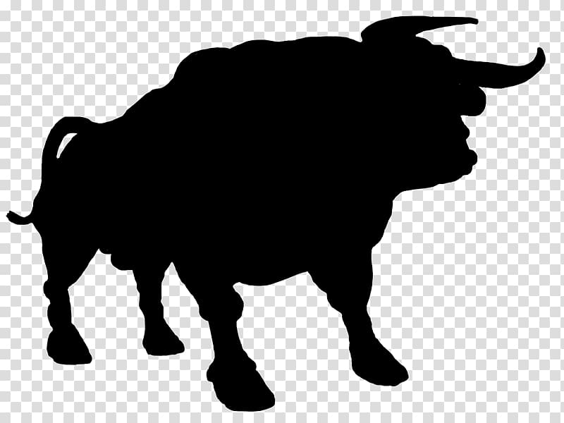 Angus cattle Hereford cattle Bull Silhouette, bull transparent background PNG clipart