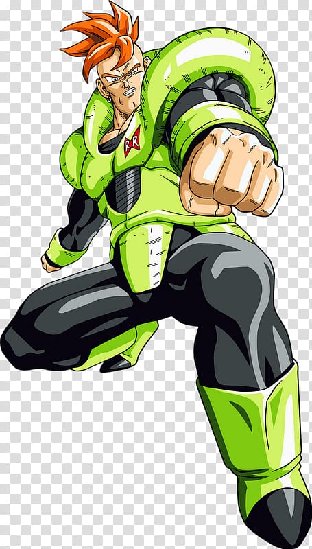 Android 16 Goku Android 18 Gohan Cell, goku transparent background PNG clipart