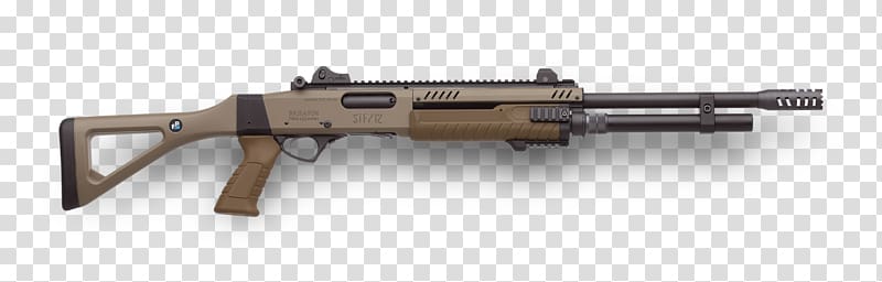 Trigger Gun barrel Firearm Shotgun Fabarm SDASS Tactical, weapon transparent background PNG clipart