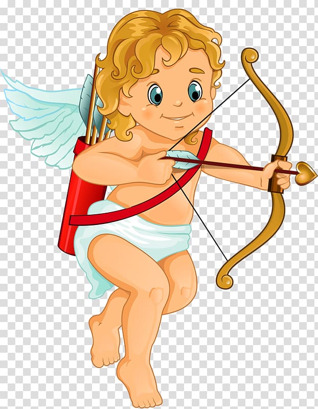 Cupid, Angel Archery transparent background PNG clipart