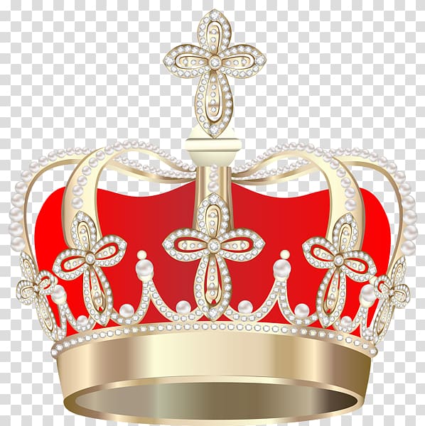 red and gold crown illustration, Crown , Queen Crown transparent background PNG clipart
