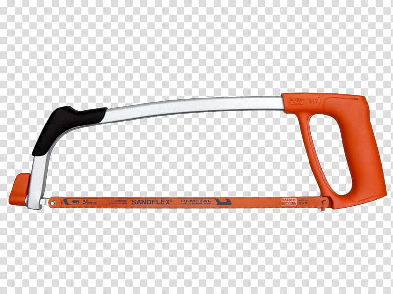 Hand tool Hacksaw Bahco, hacksaw transparent background PNG clipart