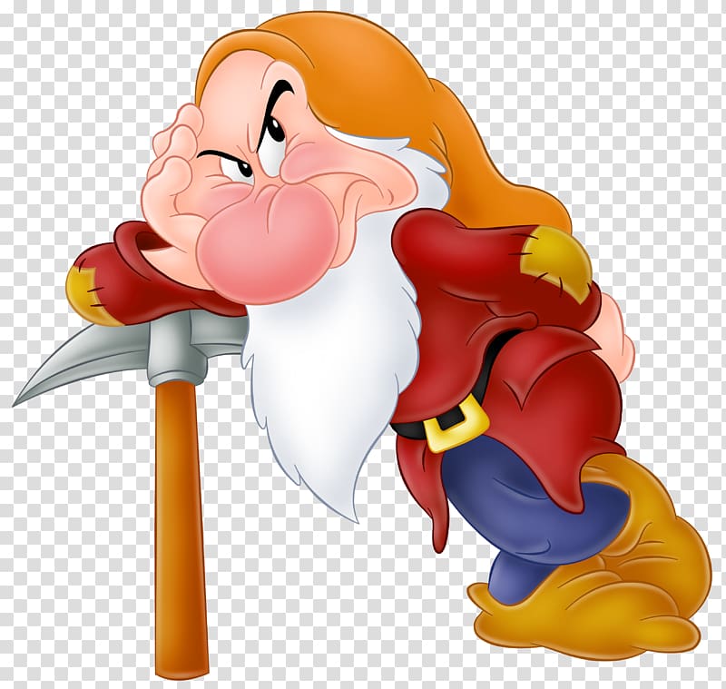 dwarf illustration, Seven Dwarfs Mine Train Sneezy Dopey, Grumpy Snow White Dwarf Free transparent background PNG clipart