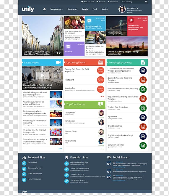 Intranet Microsoft Office 365 SharePoint Responsive web design Yammer,  creative psd templates transparent background PNG clipart | HiClipart