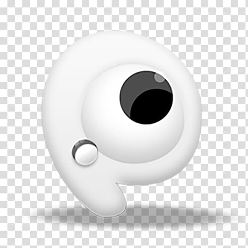 Eye, White 3d big eyes transparent background PNG clipart