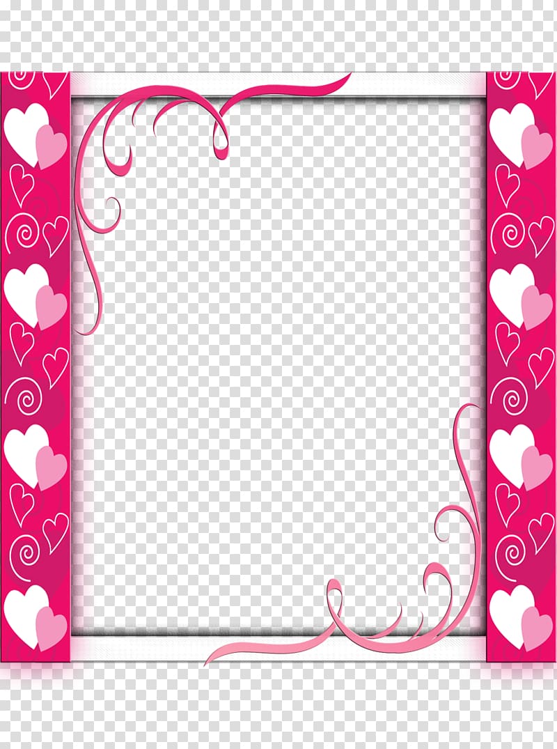 square pink heart frame , Frames , barbie transparent background PNG clipart