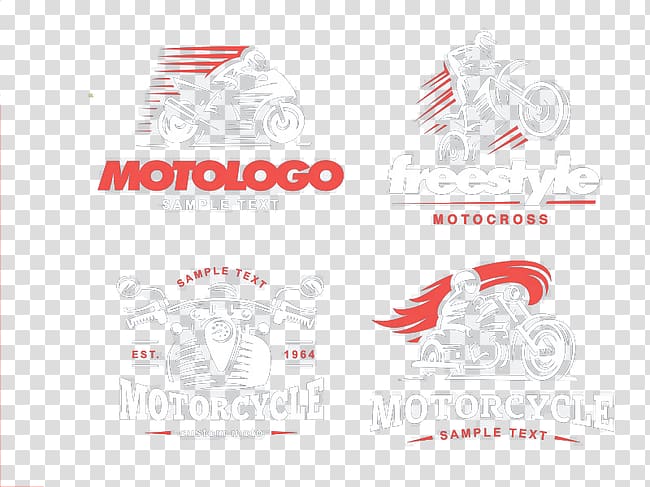 Paper Logo Brand Text, Motorcycle Pattern transparent background PNG clipart