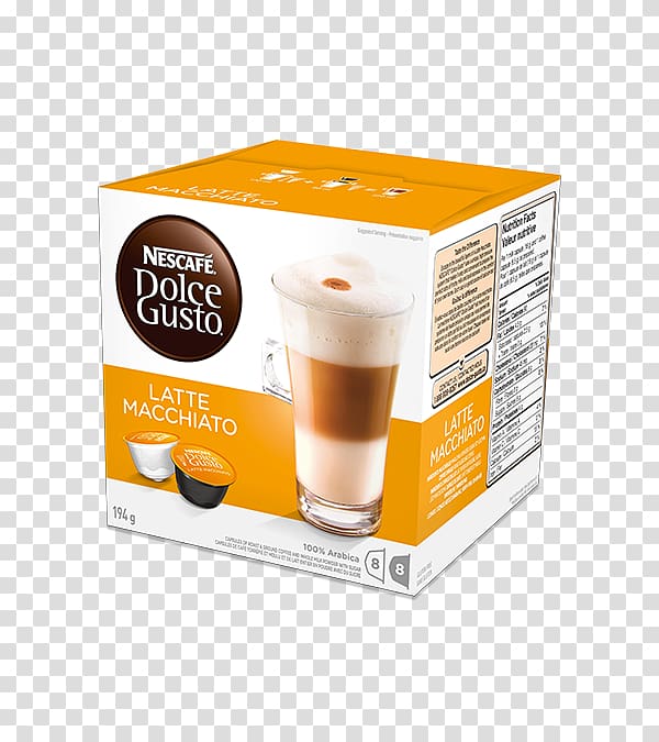 Latte macchiato Dolce Gusto Caffè macchiato Coffee, Coffee transparent background PNG clipart