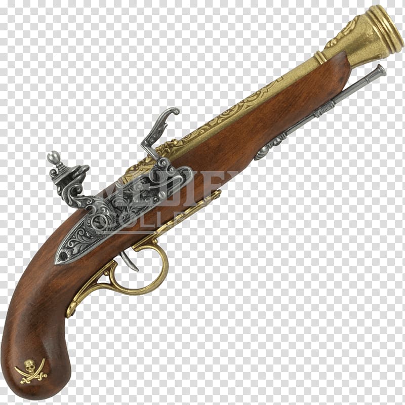 Trigger Blunderbuss Firearm Pistol Flintlock, weapon transparent background PNG clipart
