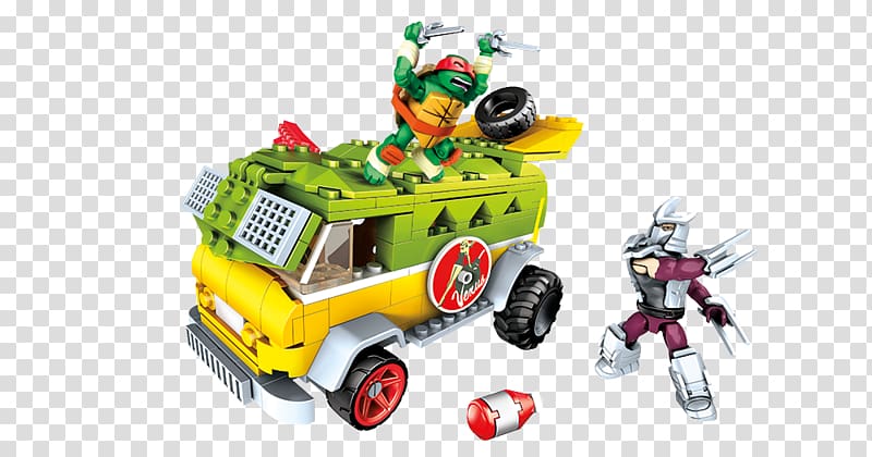 Shredder Mega Bloks Teenage Mutant Ninja Turtles Party Wagon Mega Brands Toy, mutant green pathogen transparent background PNG clipart