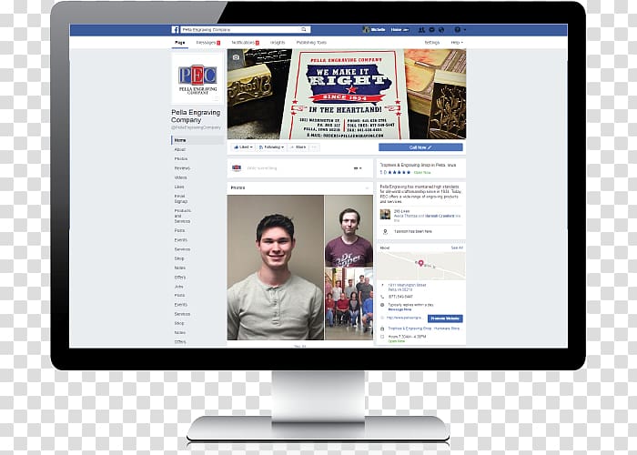 Quintana Comunicación Responsive web design Web template Employment website, facebook-page transparent background PNG clipart
