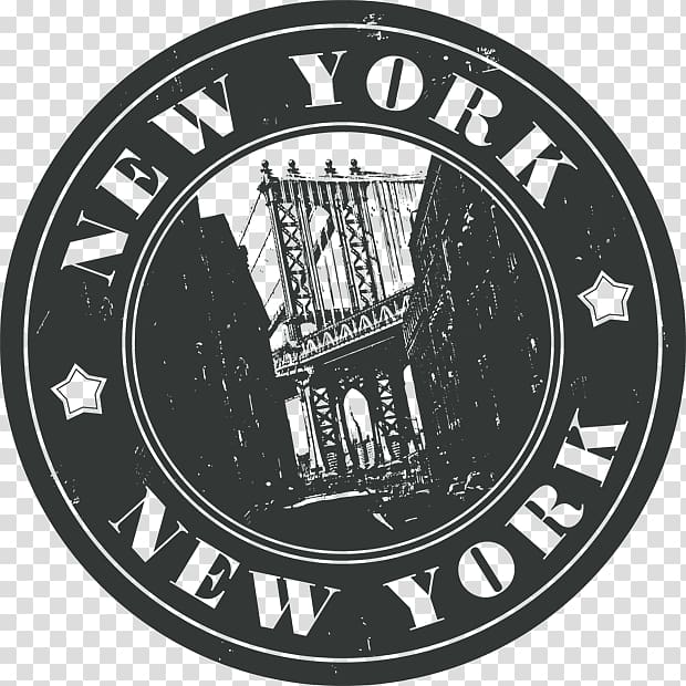 New York City Sticker Postage Stamps Label, others transparent background PNG clipart