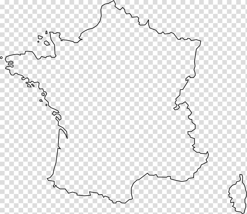 France Blank map , country transparent background PNG clipart