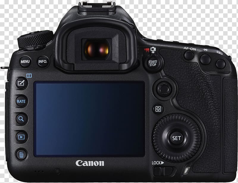 Canon EOS 5D Mark III Canon EOS 5D Mark IV Digital SLR, slr camera transparent background PNG clipart