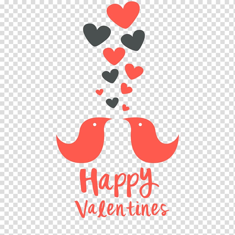 Valentines Day Redecora Adesivos, Birds Vintage Valentine\'s Day greeting cards material Free transparent background PNG clipart