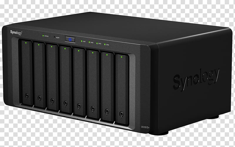 Network Storage Systems Synology DiskStation DS1815+ Synology Inc. Computer Servers Synology DS1817 Desktop Nas, Case transparent background PNG clipart
