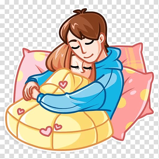 Love Hug Sticker Interpersonal relationship , couple transparent background PNG clipart