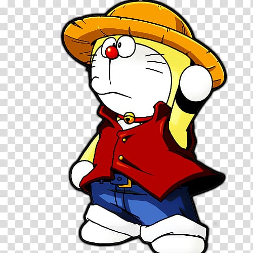 Doraemon Monkey D. Luffy One Piece Vinsmoke Sanji Roronoa Zoro, doraemon transparent background PNG clipart