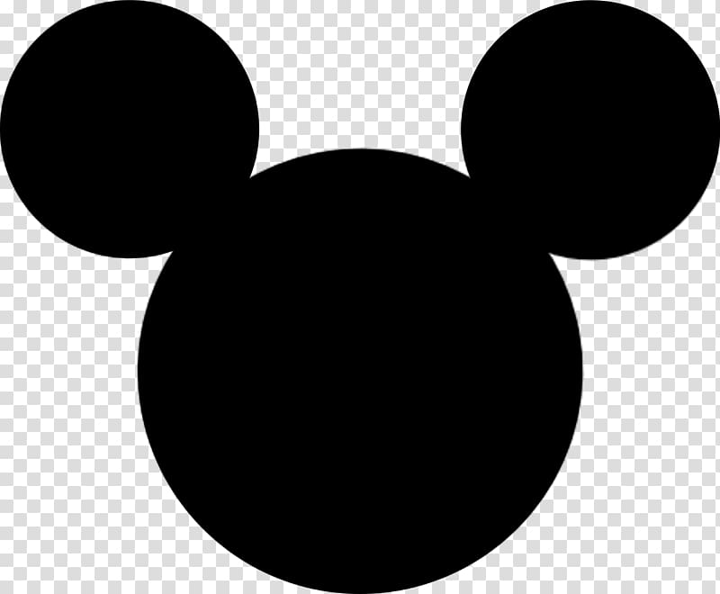 Mickey Mouse Minnie Mouse The Walt Disney Company , black white transparent background PNG clipart