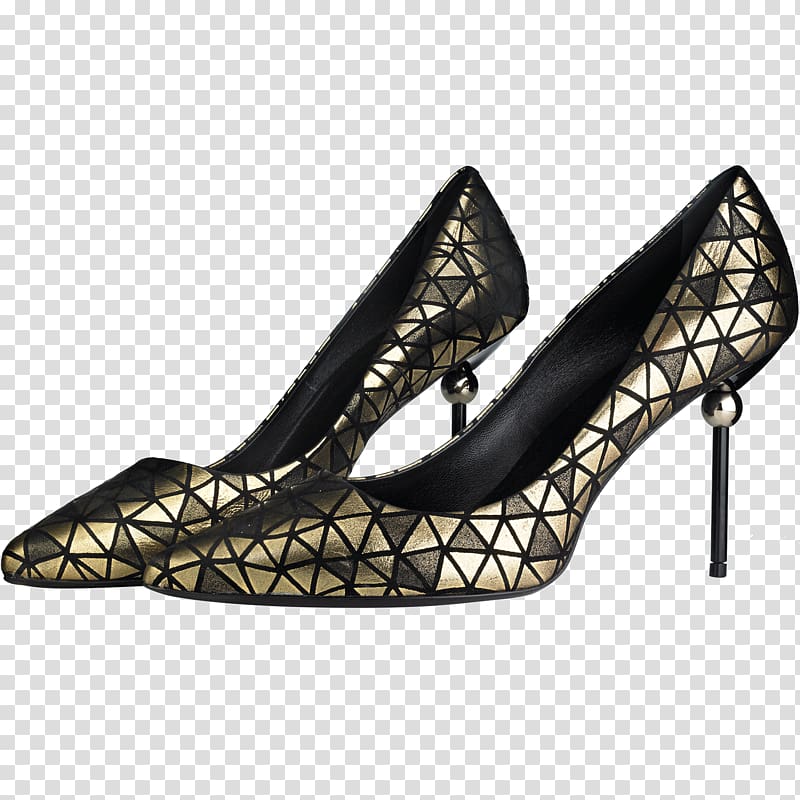 High-heeled shoe Slipper Stiletto heel Leather, stiletto transparent background PNG clipart