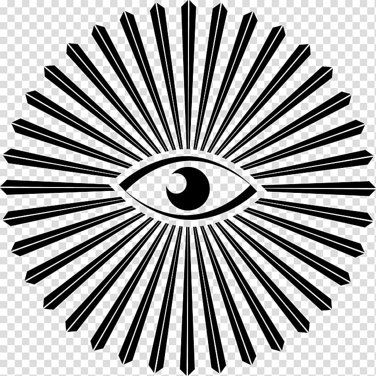 Eye of Providence , sun ray transparent background PNG clipart