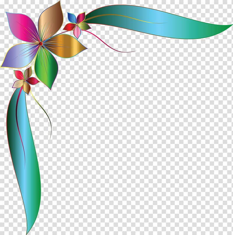 Ornament , corner flower transparent background PNG clipart