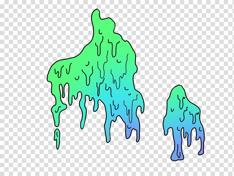 illustration of green slime, Sticker Grime , goose transparent background PNG clipart