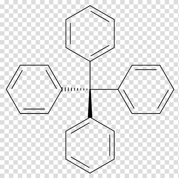 Tetraphenylmethane Chemistry Phenyl group Benzene Chemical formula, Pmenthane transparent background PNG clipart
